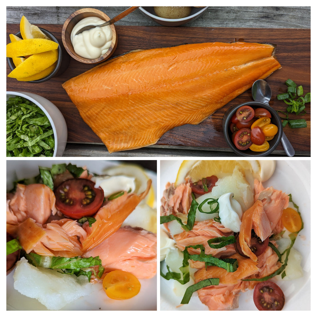 Mother’s Day Akaroa Hot Smoked Salmon with Rock Salt Baked Potatoes