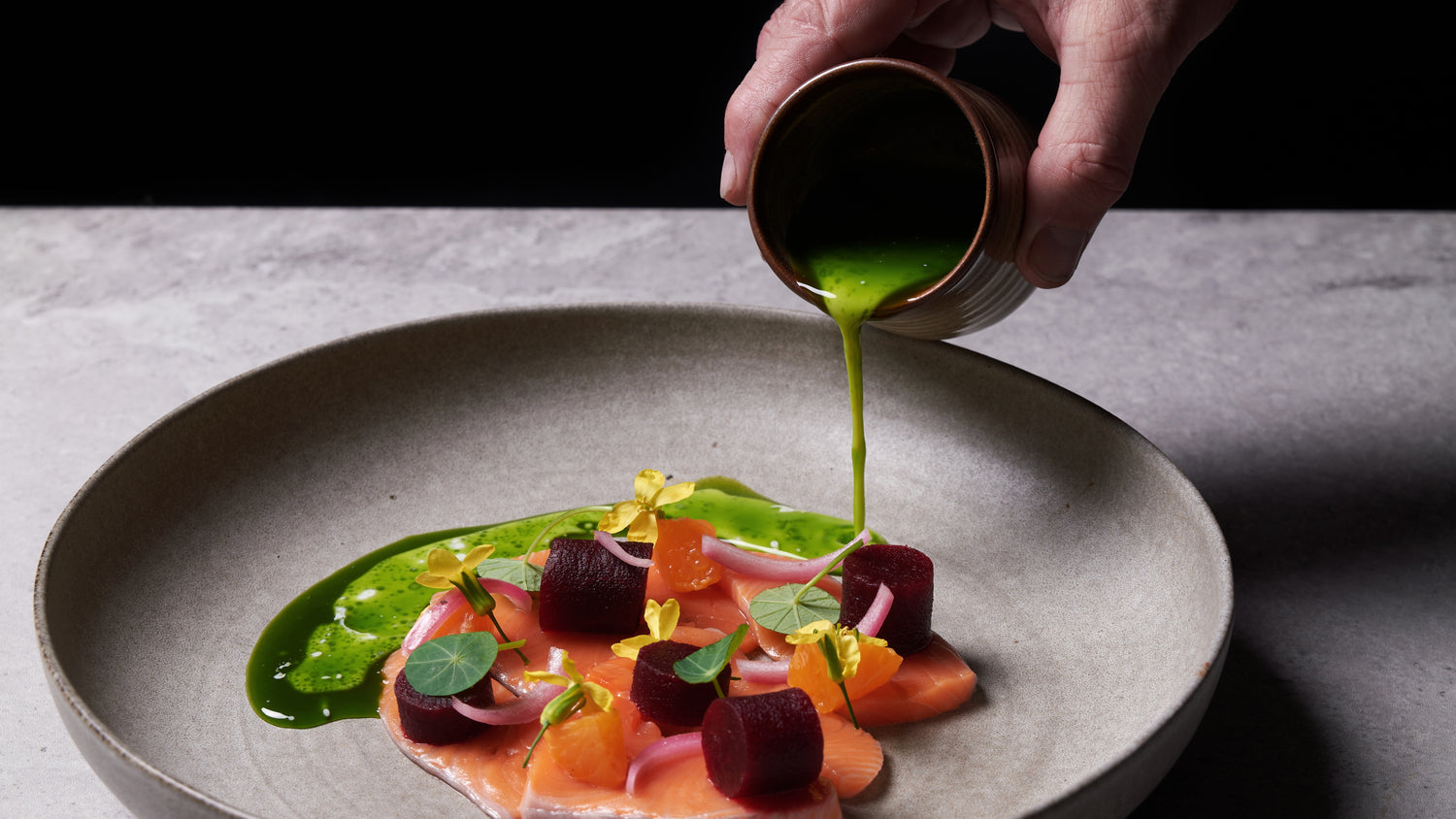 Akaroa King Salmon recipe crudo