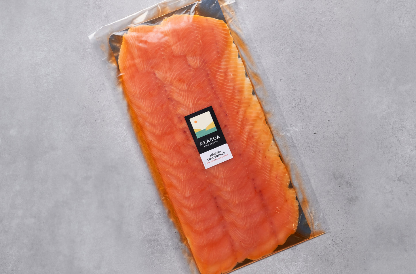 Cold Smoked Salmon Slices 500g packaged