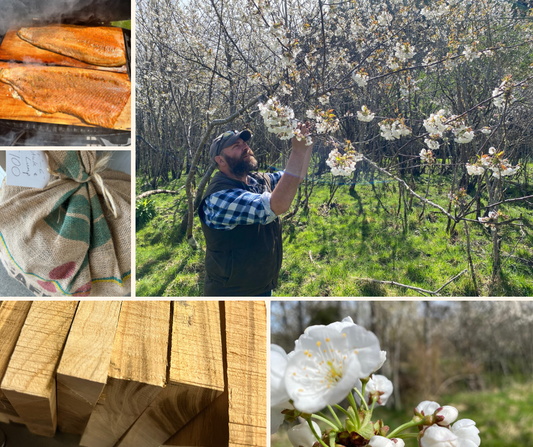 Cherry Wood Planked Salmon