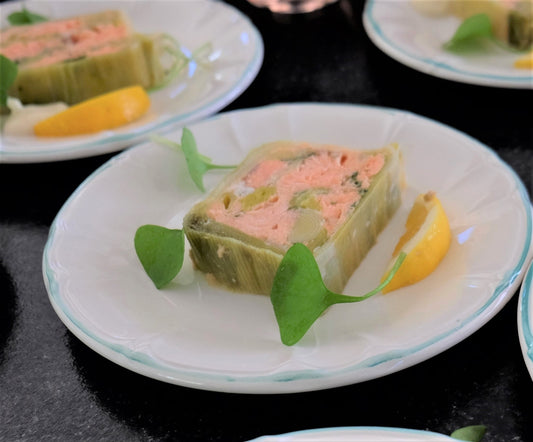 Salmon and Leek Terrine