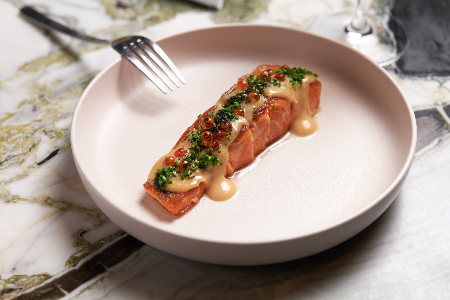 Fresh Cut Salmon Portion (Skin On)