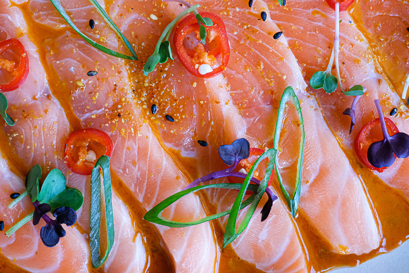 Fresh Salmon Skin Off Fillet - Vacuum Packed
