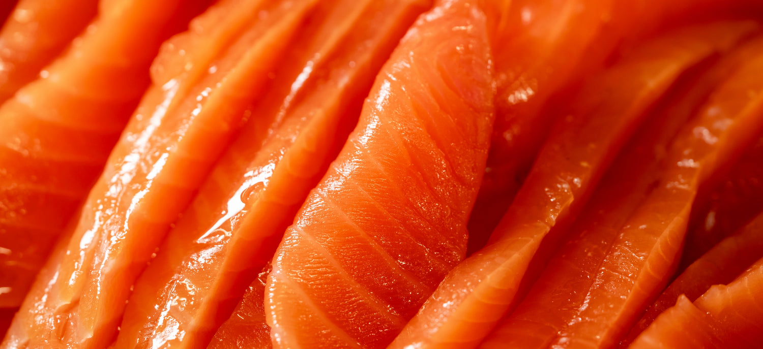Sliced sashimi Akaroa King salmon nz fresh